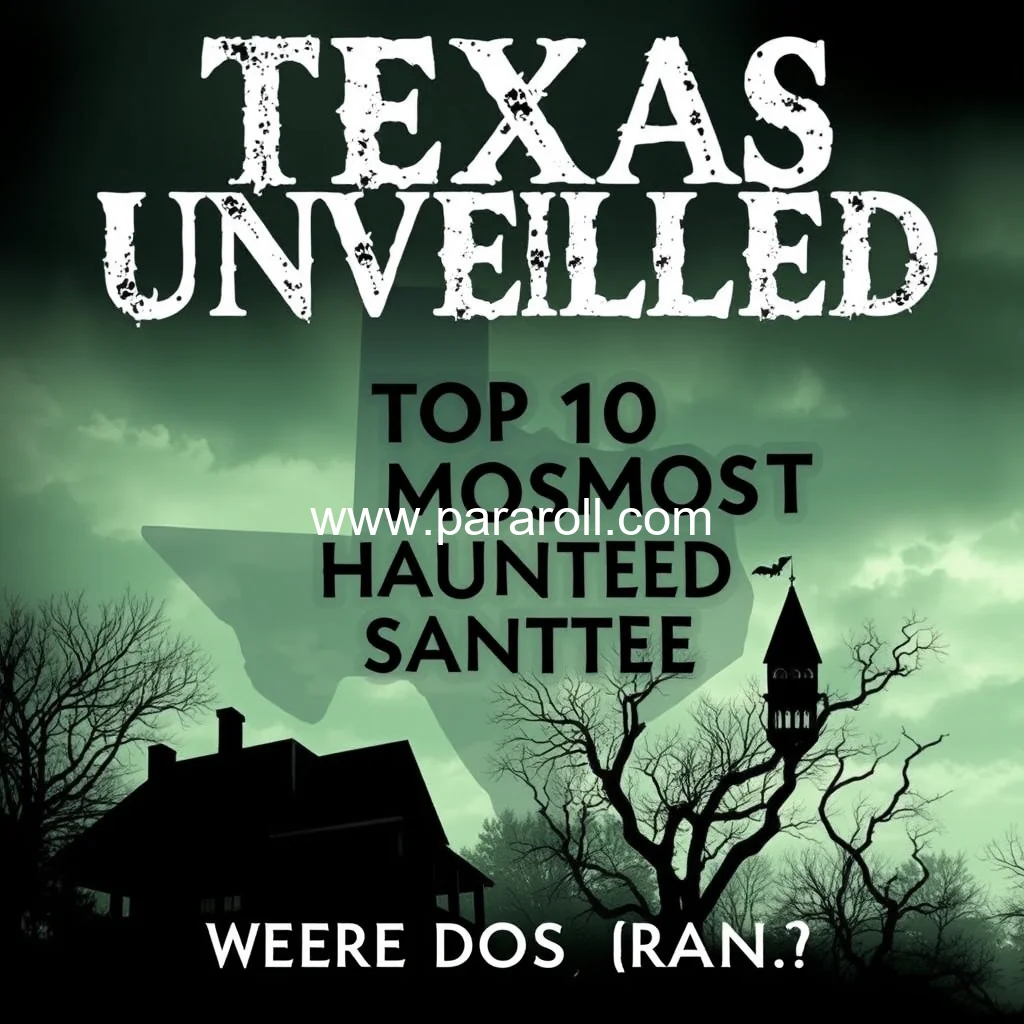 Read more about the article Texas unveiled: top 10 most haunted states – where does texas rank?

title