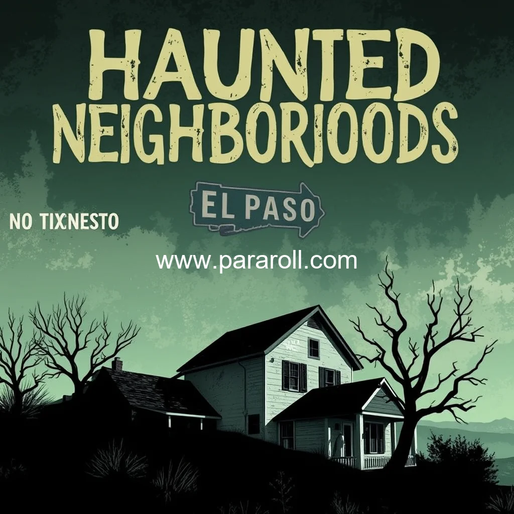 Read more about the article The Most Haunted Neighborhoods in El Paso  TX