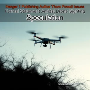Read more about the article Hangar 1 Publishing Author Thom Powell Issues Formal Statement Amidst Drone Sighting Speculation