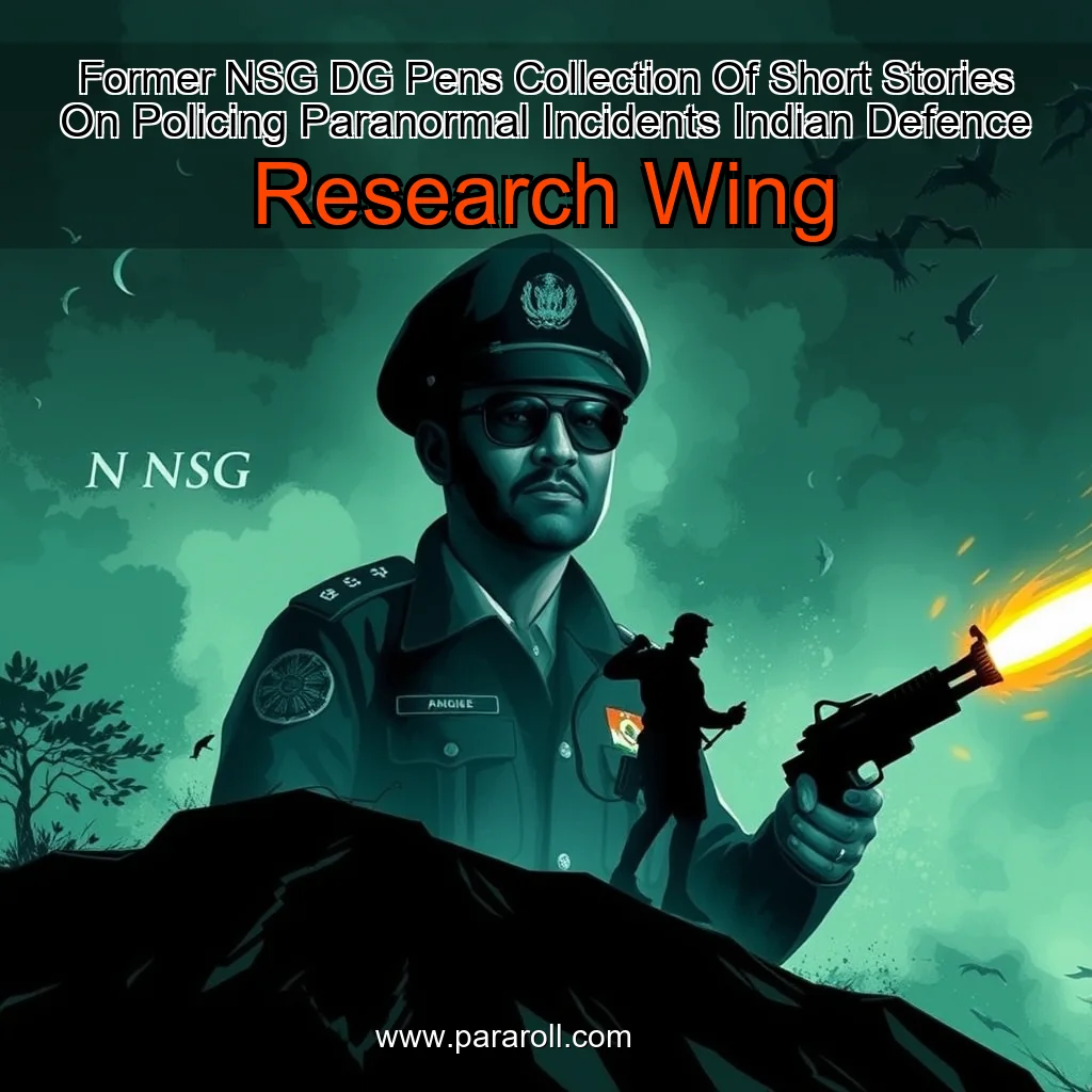 Read more about the article Former NSG DG Pens Collection Of Short Stories On Policing  Paranormal Incidents  Indian Defence Research Wing
