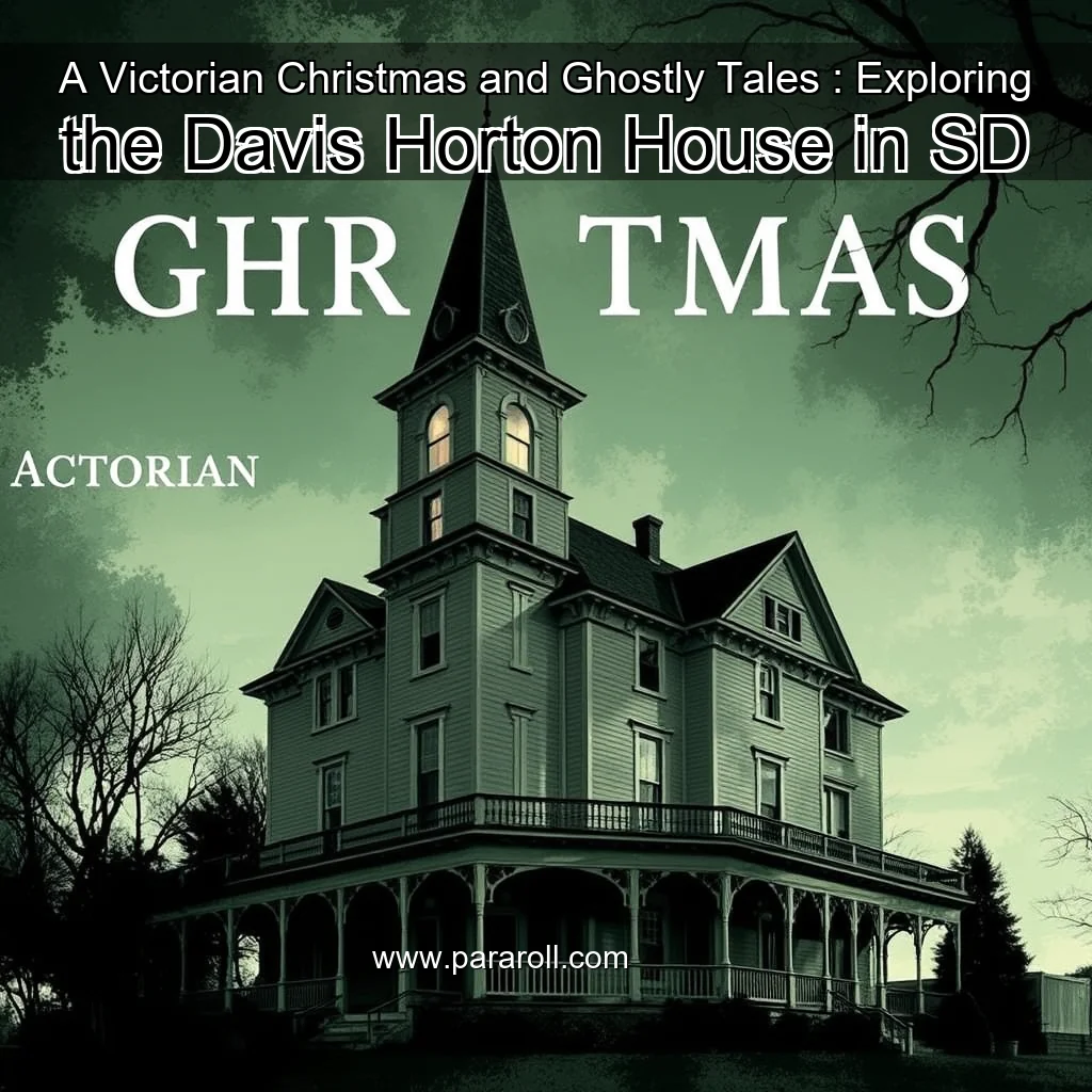 Read more about the article A Victorian Christmas and Ghostly Tales : Exploring the Davis  Horton House in SD