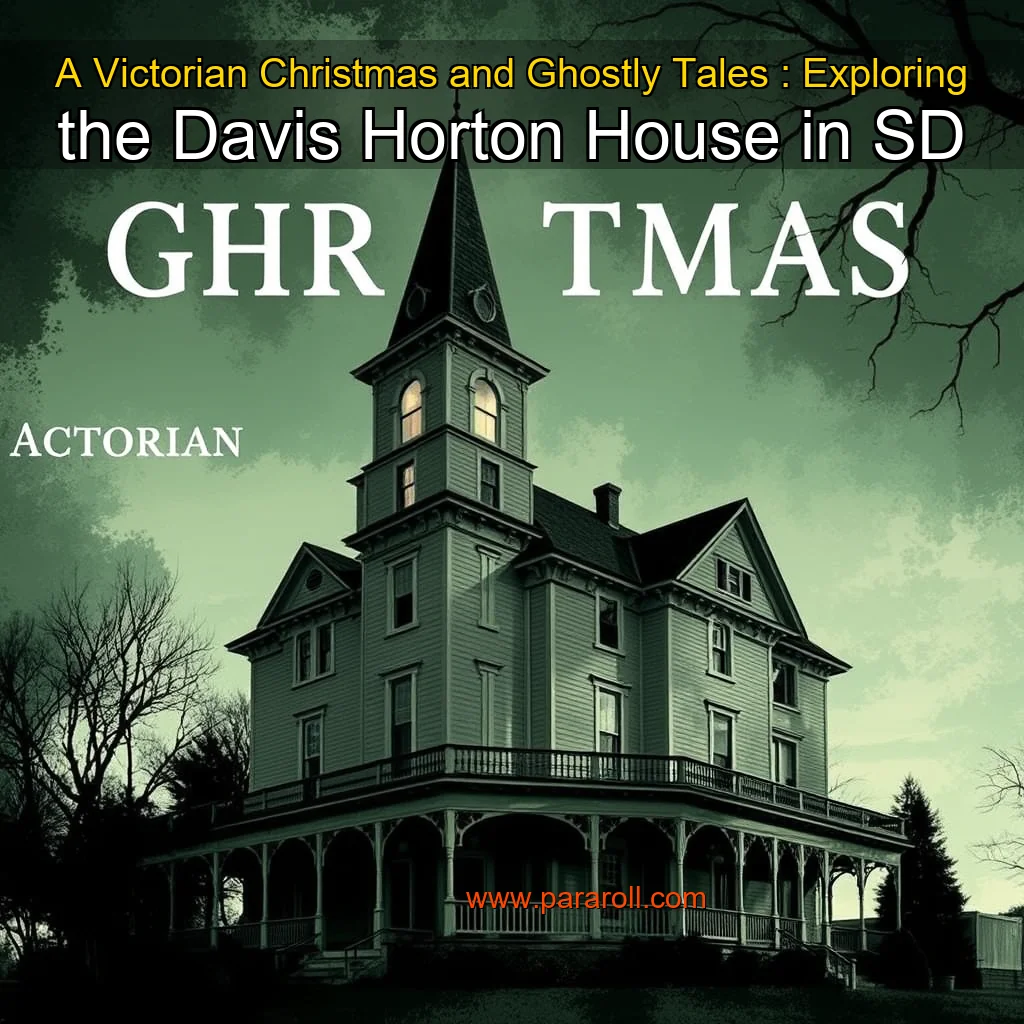 Read more about the article A Victorian Christmas and Ghostly Tales : Exploring the Davis  Horton House in SD