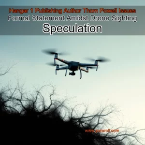 Read more about the article Hangar 1 Publishing Author Thom Powell Issues Formal Statement Amidst Drone Sighting Speculation