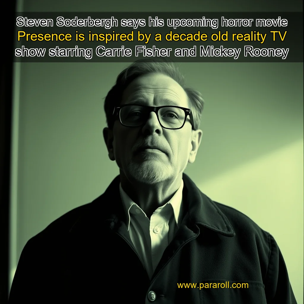 Read more about the article Steven Soderbergh says his upcoming horror movie Presence is inspired by a decade  old reality TV show starring Carrie Fisher and Mickey Rooney
