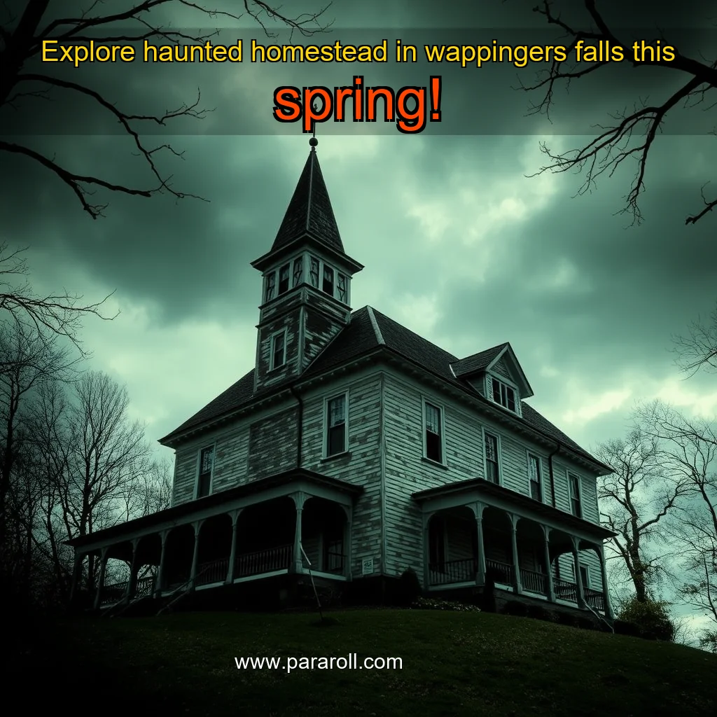 Read more about the article Explore haunted homestead in wappingers falls this spring!