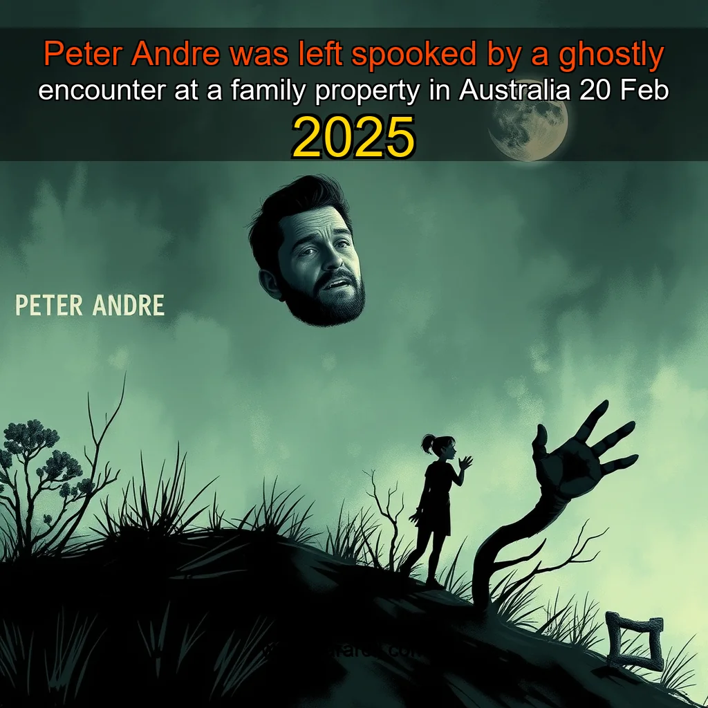 Read more about the article Peter Andre was left spooked by a ghostly encounter at a family property in Australia  20  Feb  2025