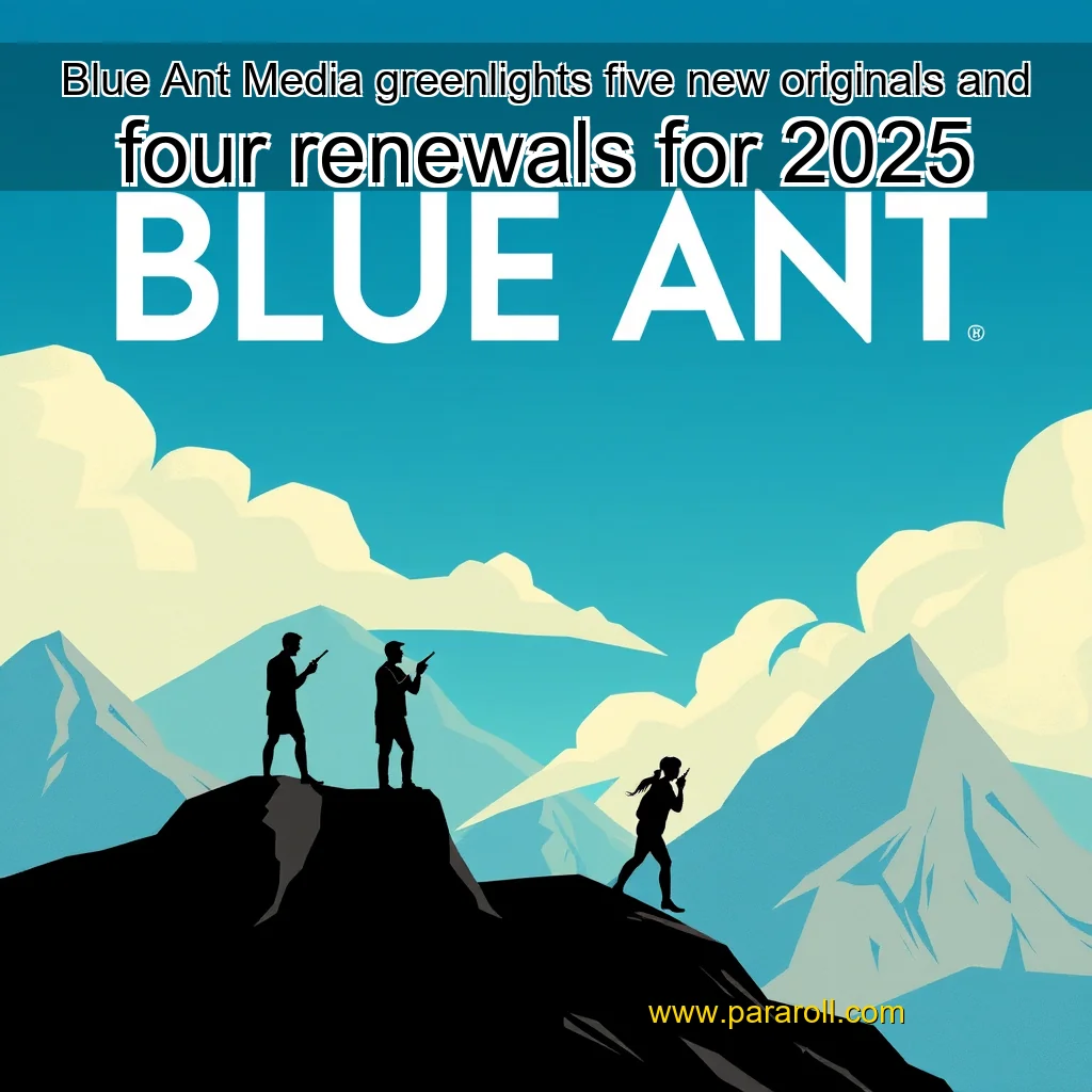 Read more about the article Blue Ant Media greenlights five new originals and four renewals for 2025