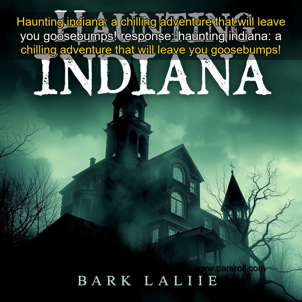 Read more about the article Haunting indiana: a chilling adventure that will leave you goosebumps!


 response: haunting indiana: a chilling adventure that will leave you goosebumps!