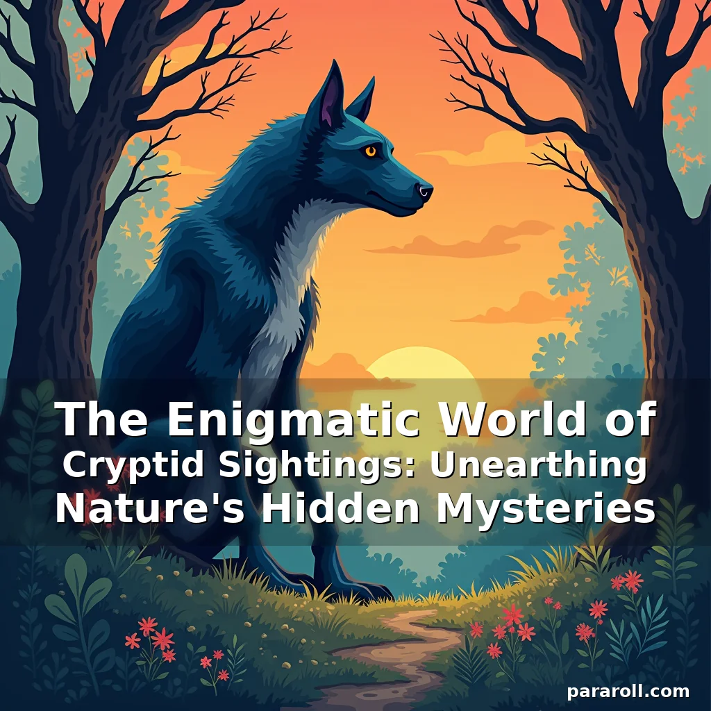 Read more about the article The Enigmatic World of Cryptid Sightings: Unearthing Nature’s Hidden Mysteries