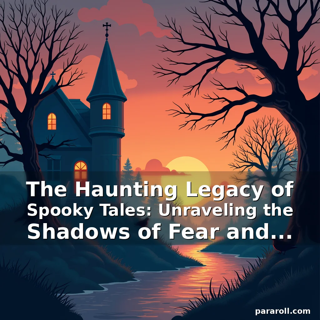 Read more about the article The Haunting Legacy of Spooky Tales: Unraveling the Shadows of Fear and Fascination
