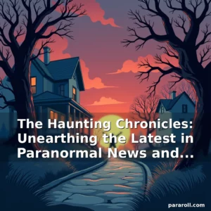 Artistic representation for The Haunting Chronicles: Unearthing the Latest in Paranormal News and Phenomena