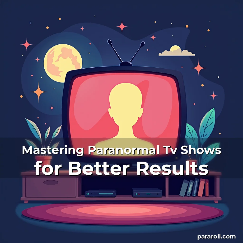 Read more about the article Mastering Paranormal Tv Shows for Better Results