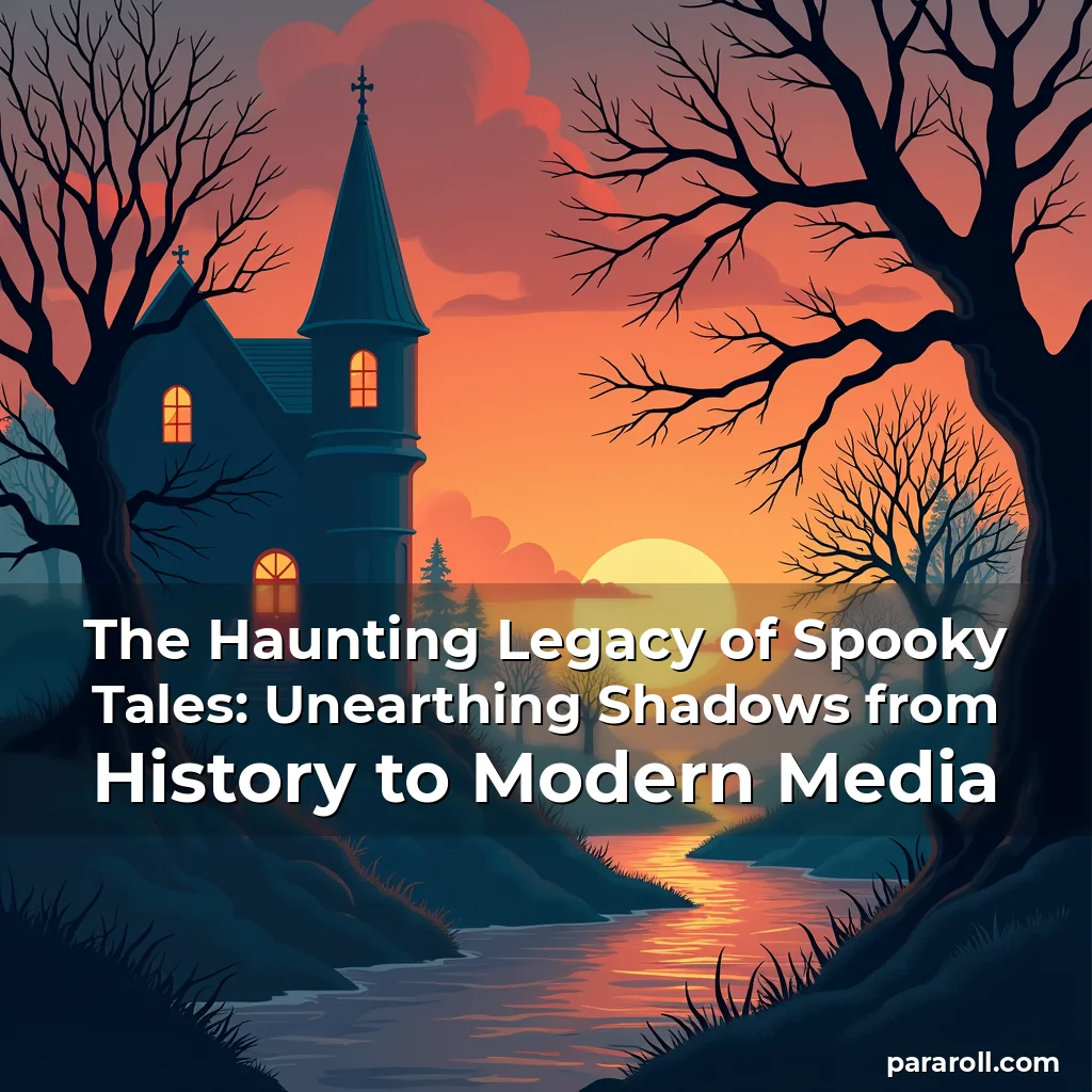 Read more about the article The Haunting Legacy of Spooky Tales: Unearthing Shadows from History to Modern Media