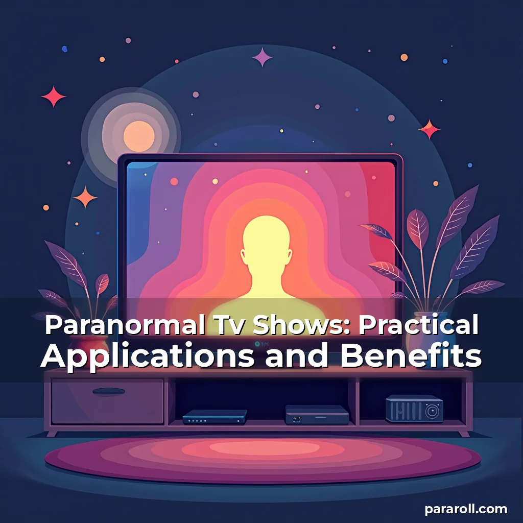 Read more about the article Paranormal Tv Shows: Practical Applications and Benefits