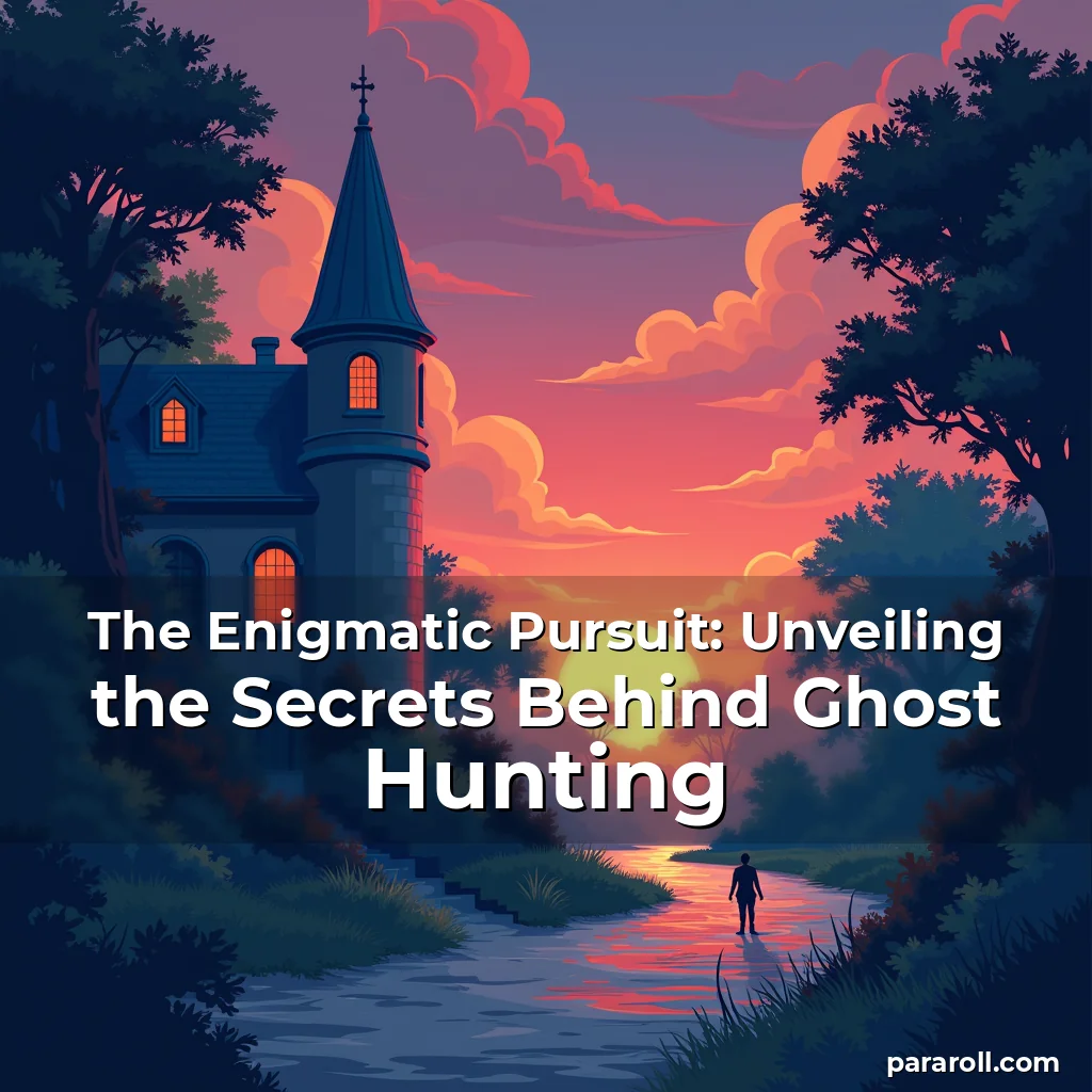 Read more about the article The Enigmatic Pursuit: Unveiling the Secrets Behind Ghost Hunting