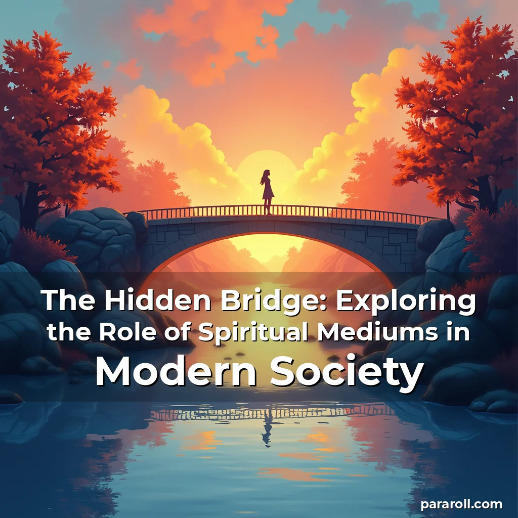 Read more about the article The Hidden Bridge: Exploring the Role of Spiritual Mediums in Modern Society