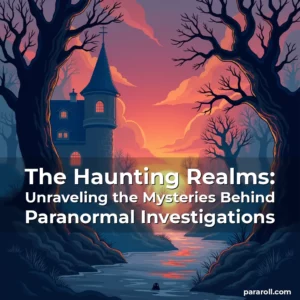 Read more about the article The Haunting Realms: Unraveling the Mysteries Behind Paranormal Investigations