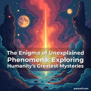 Read more about the article The Enigma of Unexplained Phenomena: Exploring Humanity’s Greatest Mysteries