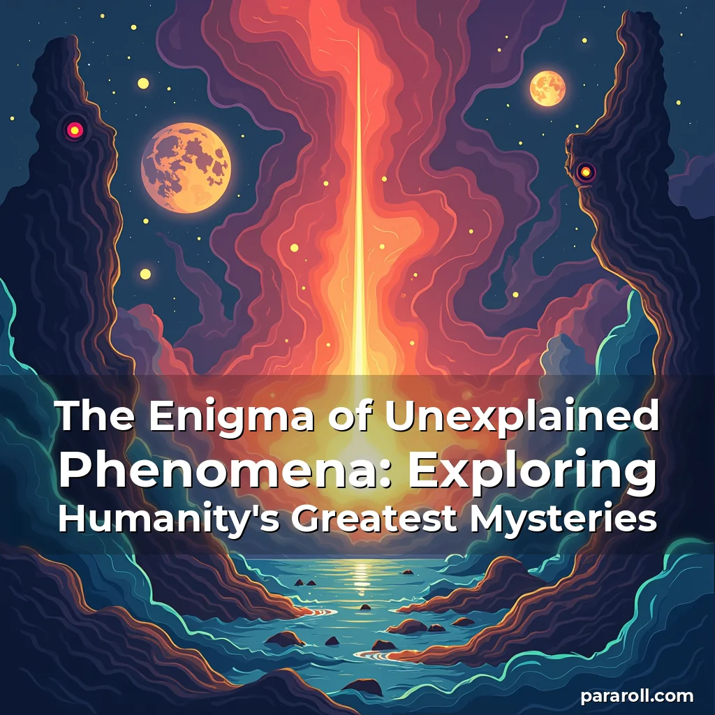 Read more about the article The Enigma of Unexplained Phenomena: Exploring Humanity’s Greatest Mysteries